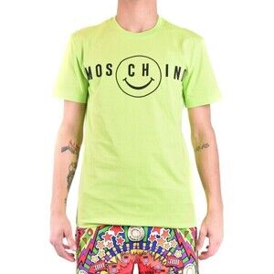 Moschino Multicolor Graphic T-Shirt With Smiley Detail - NWT